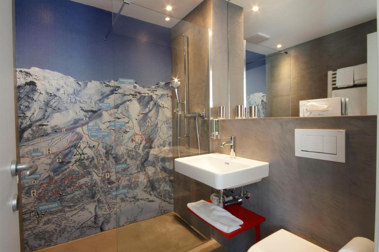 Hotel Elite Crans-Montana Bagian luar foto