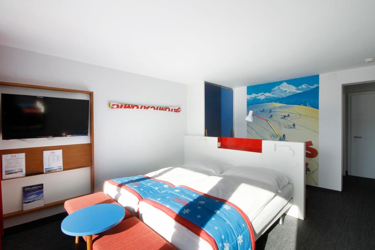 Hotel Elite Crans-Montana Bagian luar foto